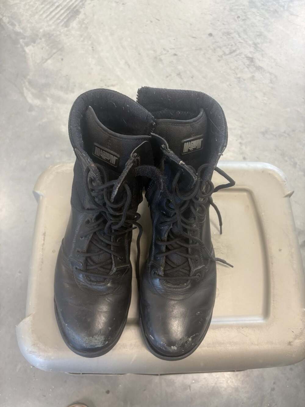 Magnum Stealth Side Zipper Tactical Combat Boots Black